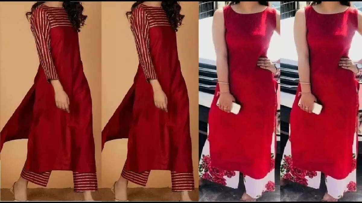 Red Color Kurtis