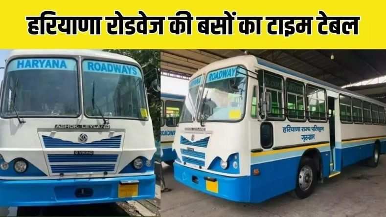 हरियाणा रोडवेज की दिल्ली, राजस्थान, जयपुर सहित अन्य रूटों पर चलने वाली बसों का टाइम टेबल जारी, यहां देखें सबसे पहले  